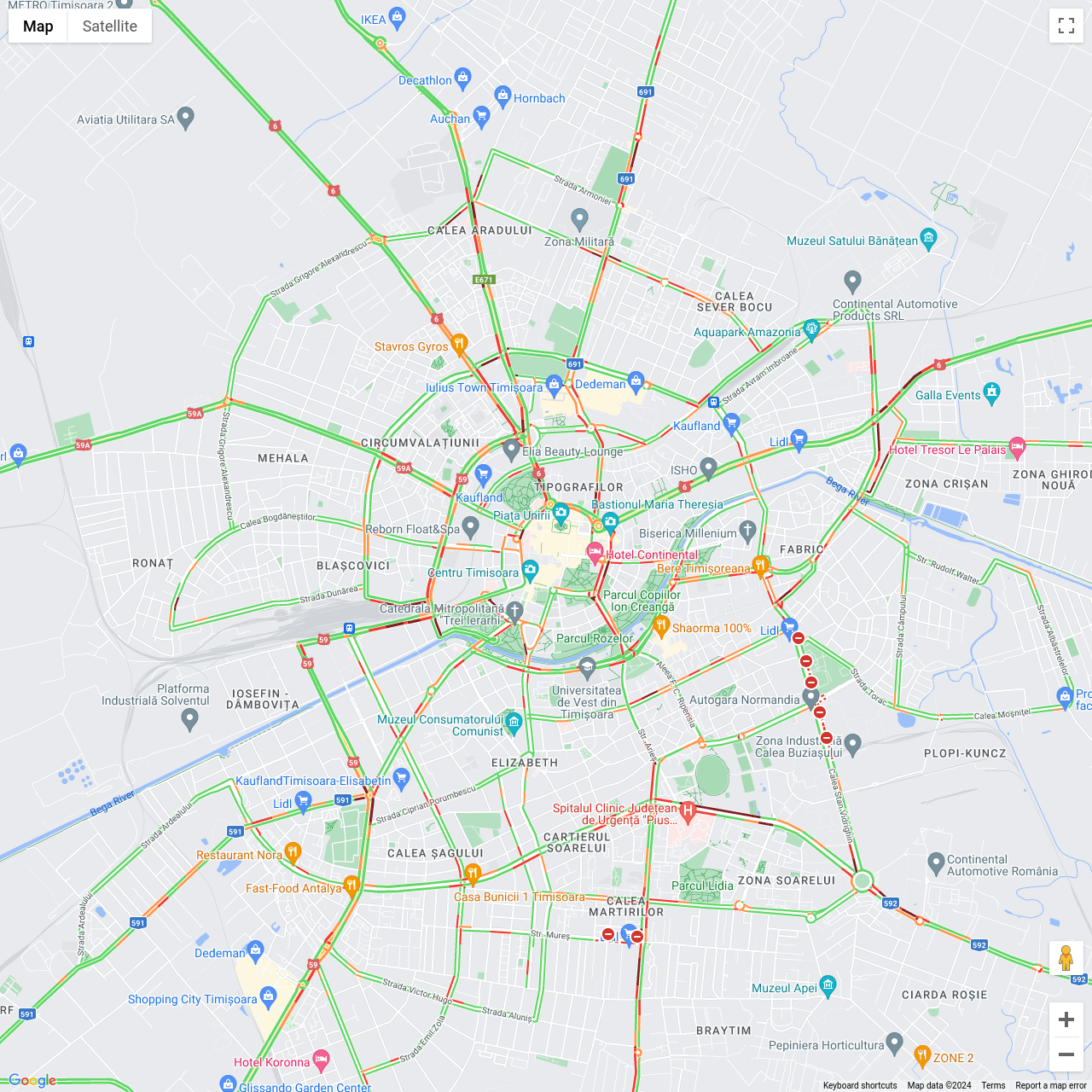 Timisoara Traffic Congestion