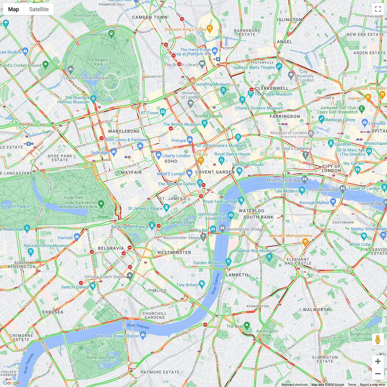 London Traffic Congestion