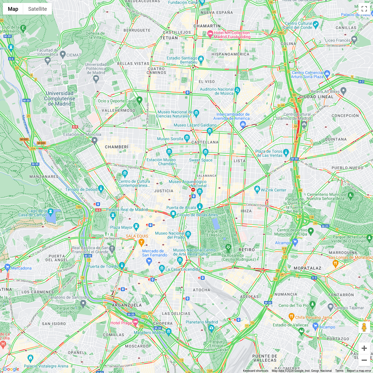 Madrid Traffic Congestion