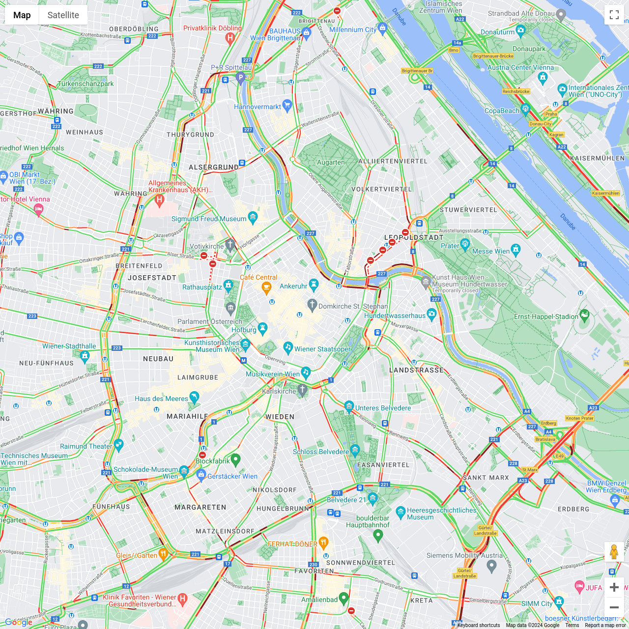 Vienna Traffic Congestion