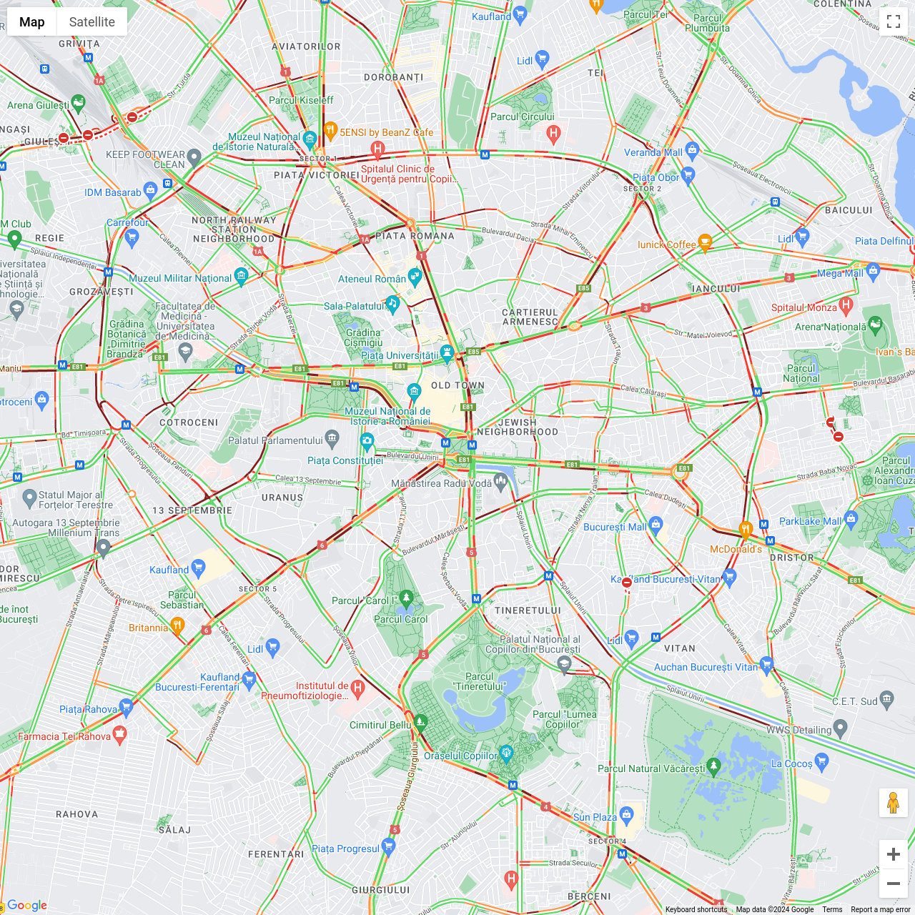 Bucuresti Traffic Congestion