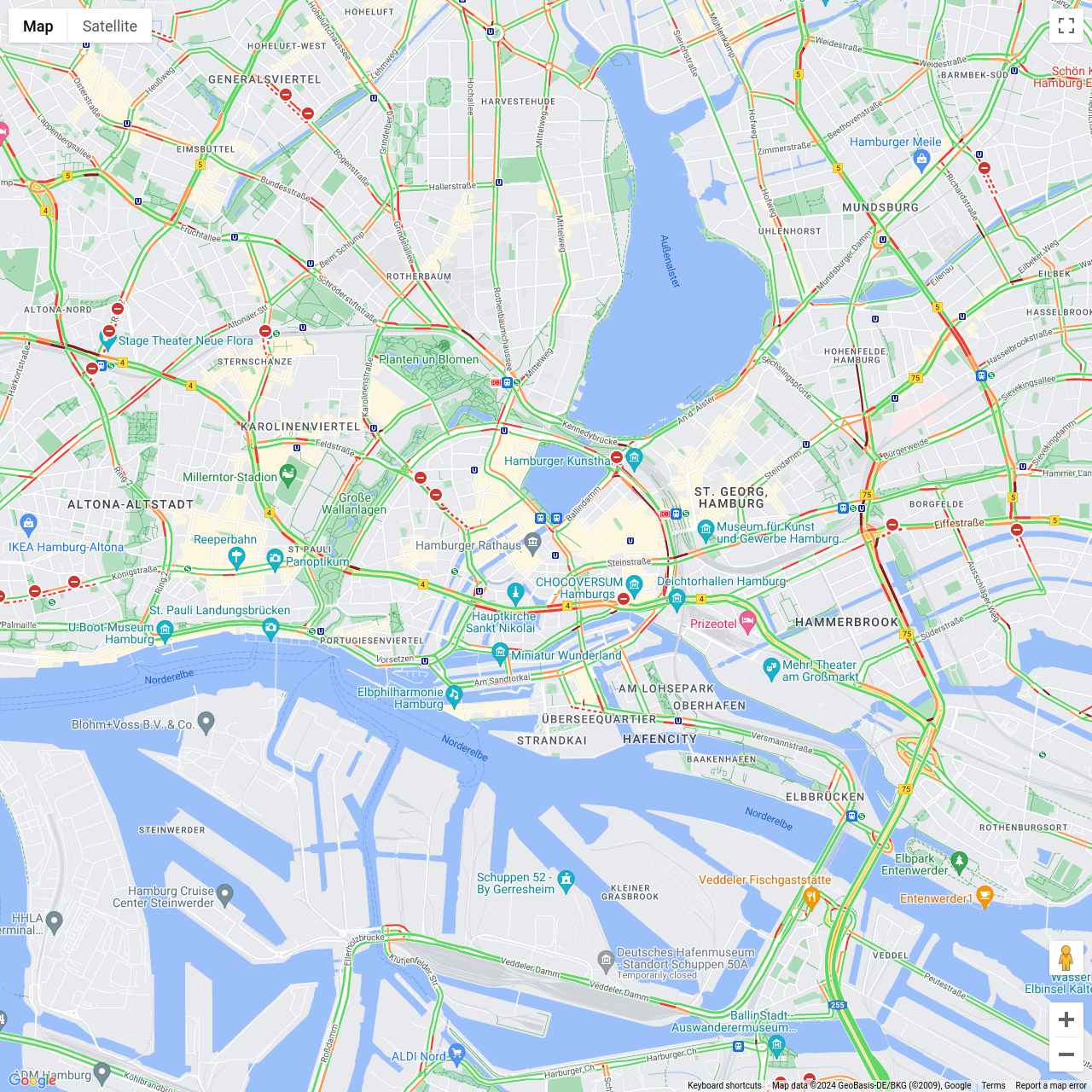 Hamburg Traffic Congestion