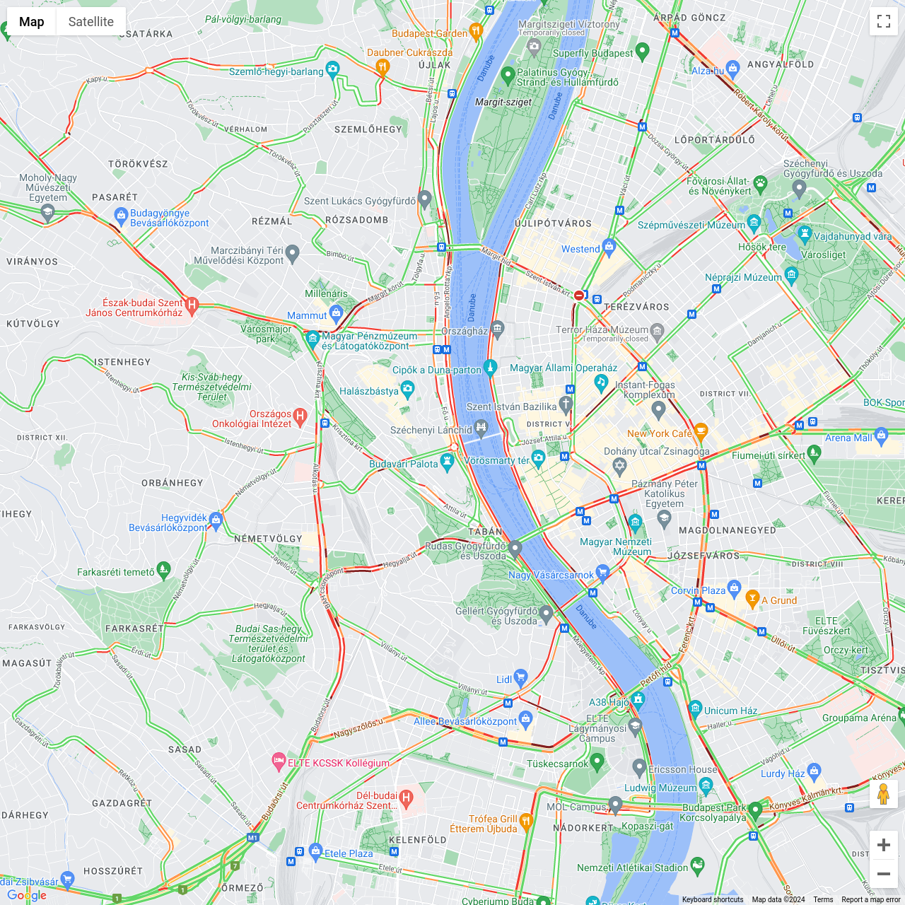 Budapest Traffic Congestion