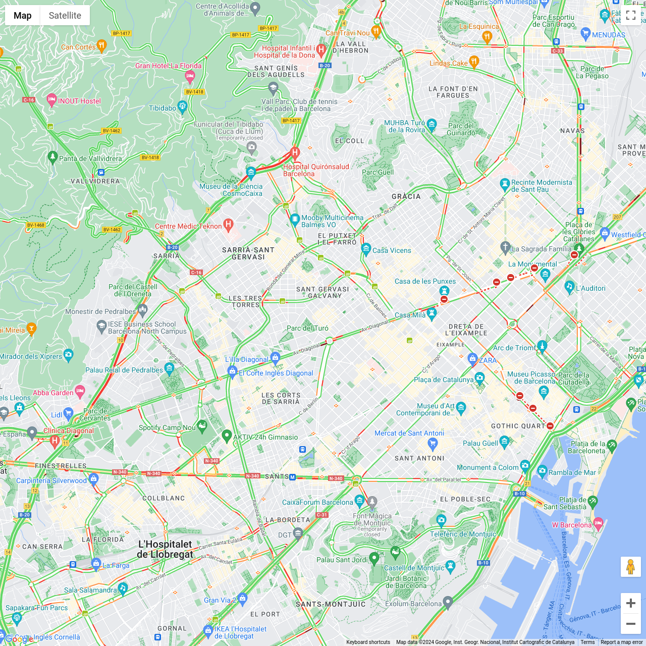 Barcelona Traffic Congestion