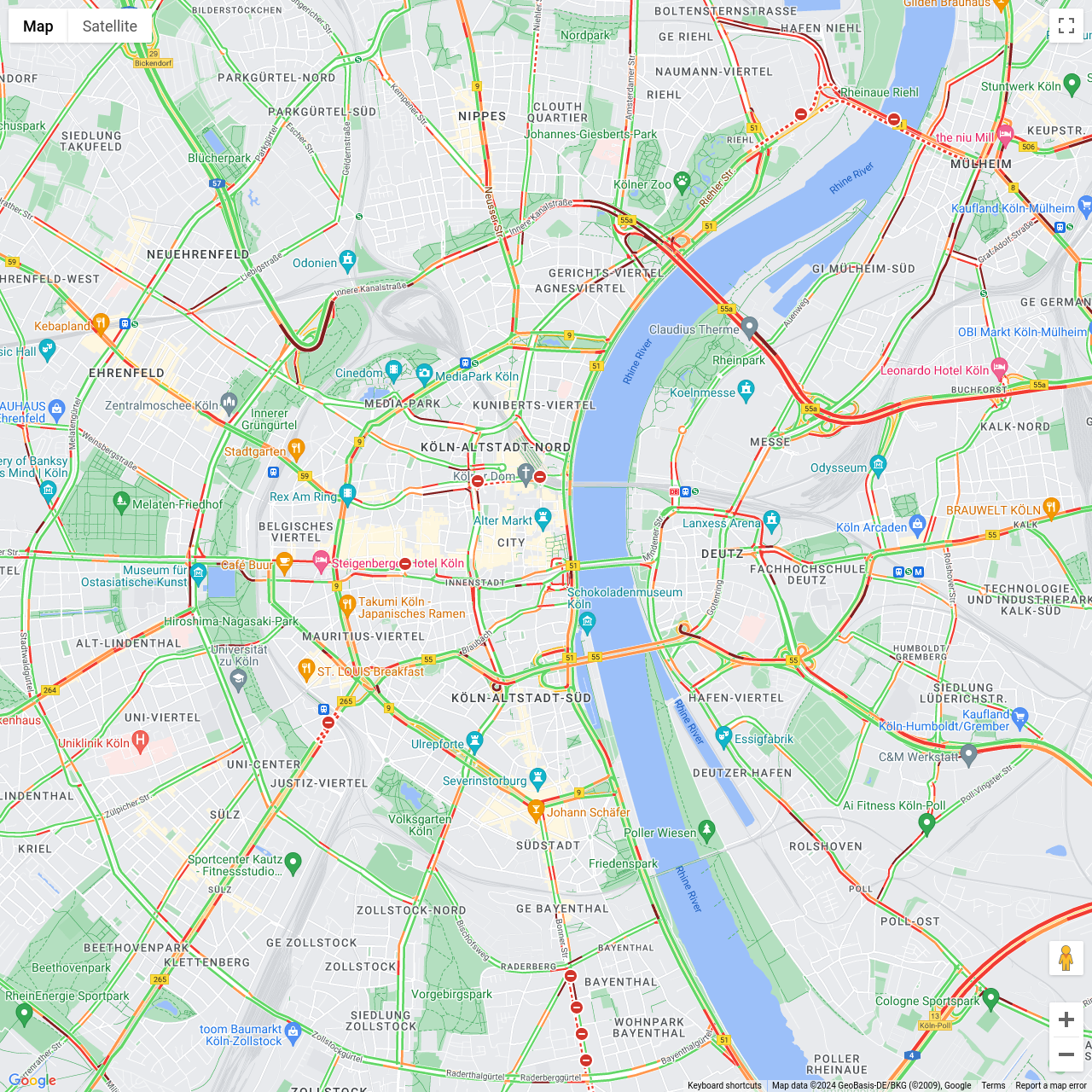 Cologne Traffic Congestion