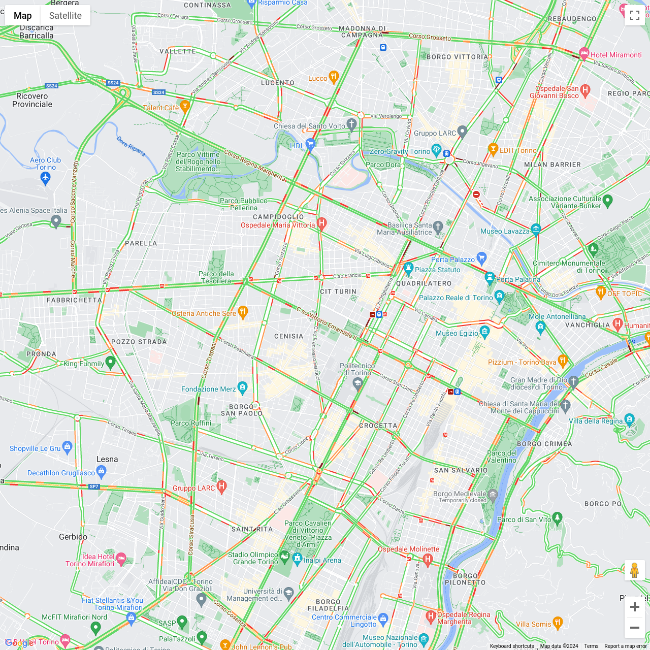 Turin Traffic Congestion