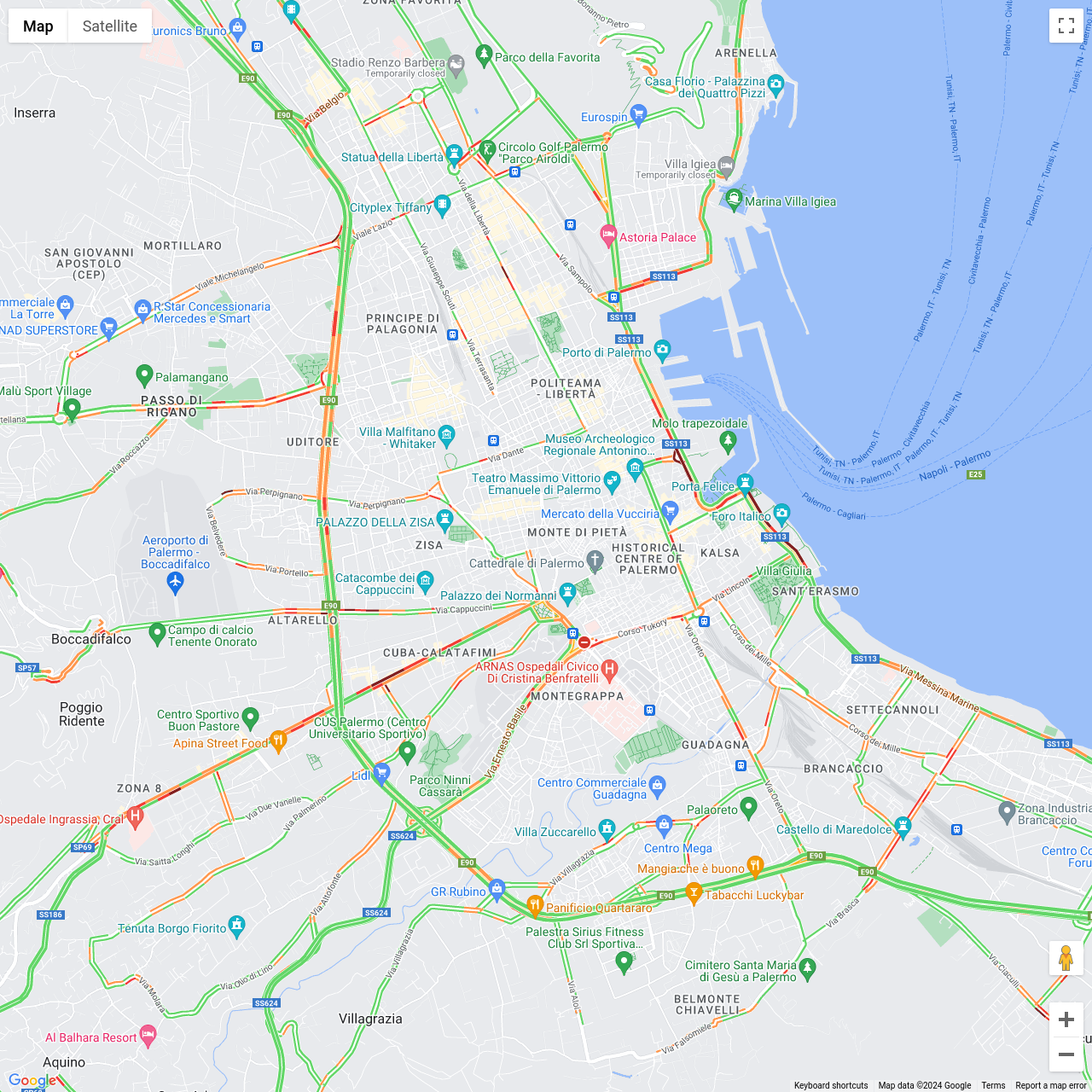 Palermo Traffic Congestion