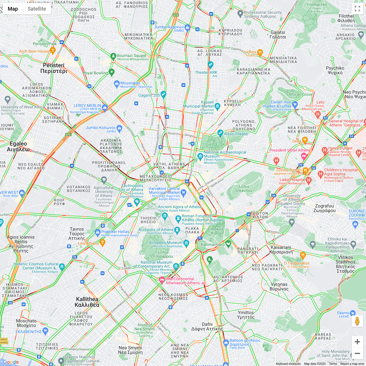 Athens Traffic Congestion