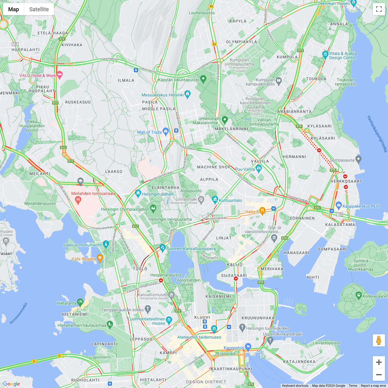Helsinki Traffic Congestion