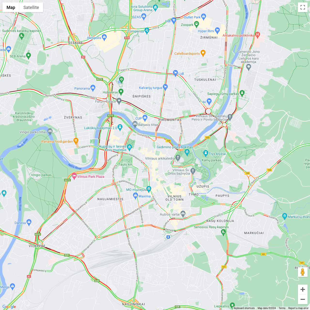 Vilnius Traffic Congestion