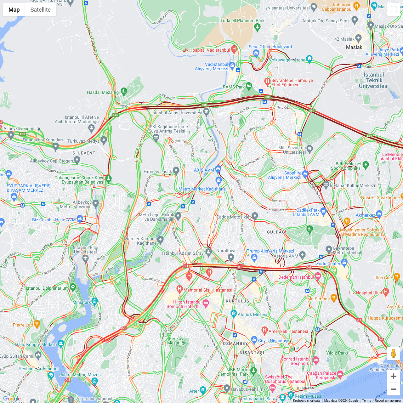 Istanbul Traffic Congestion