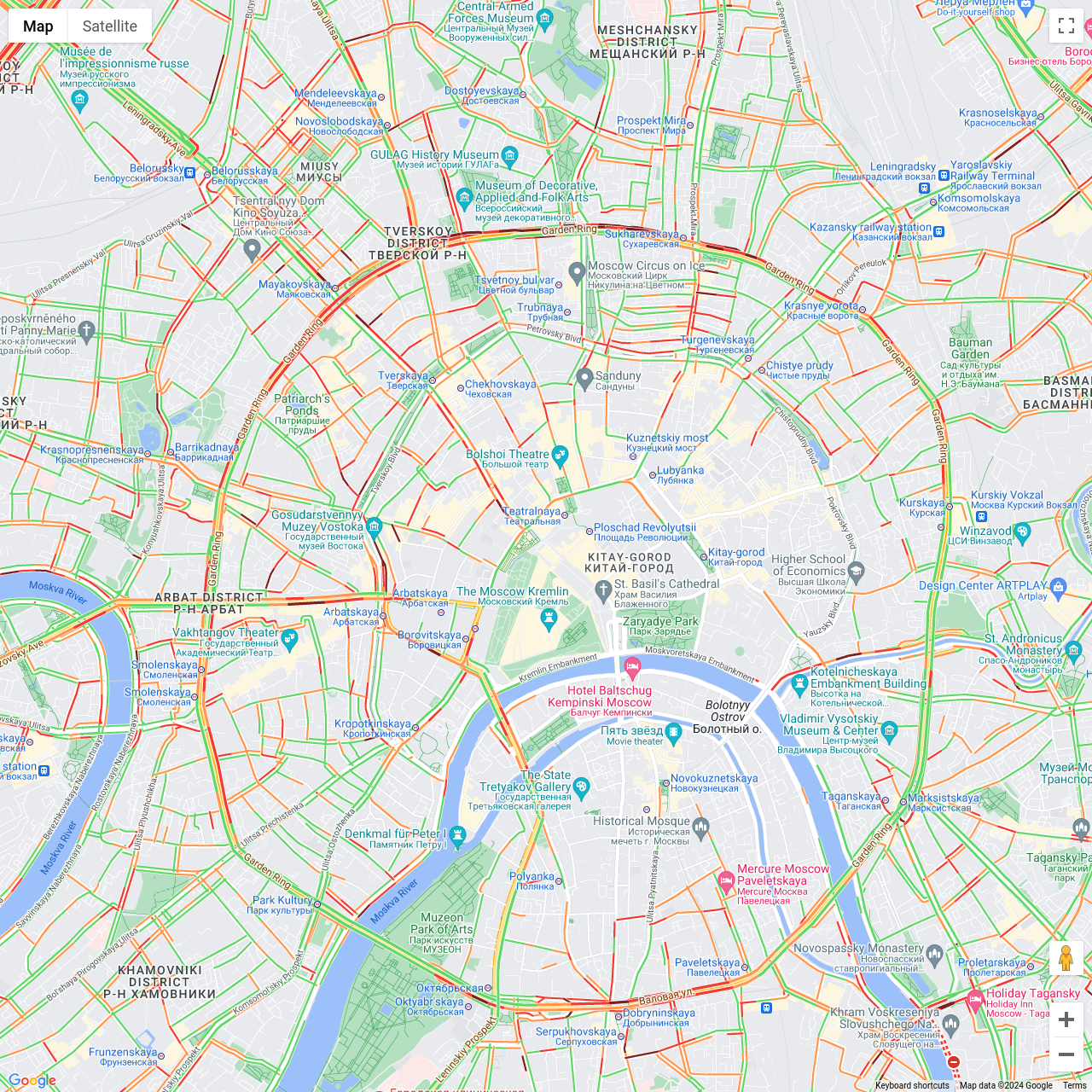 Moscow Traffic Congestion