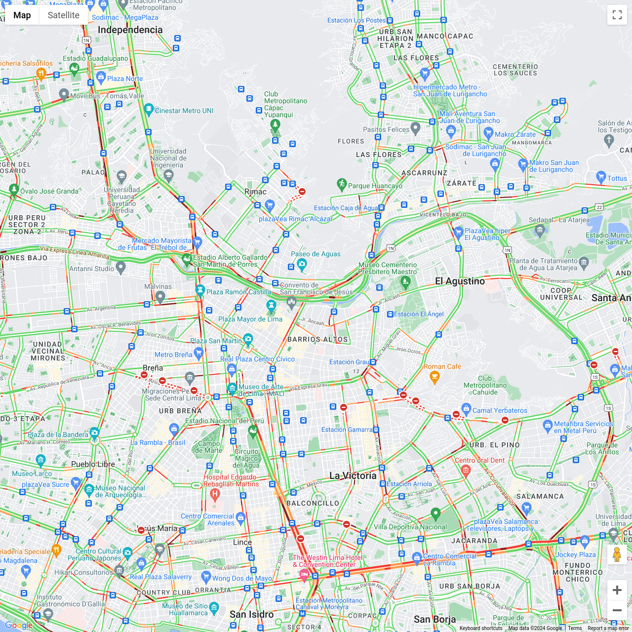 Lima Traffic Congestion