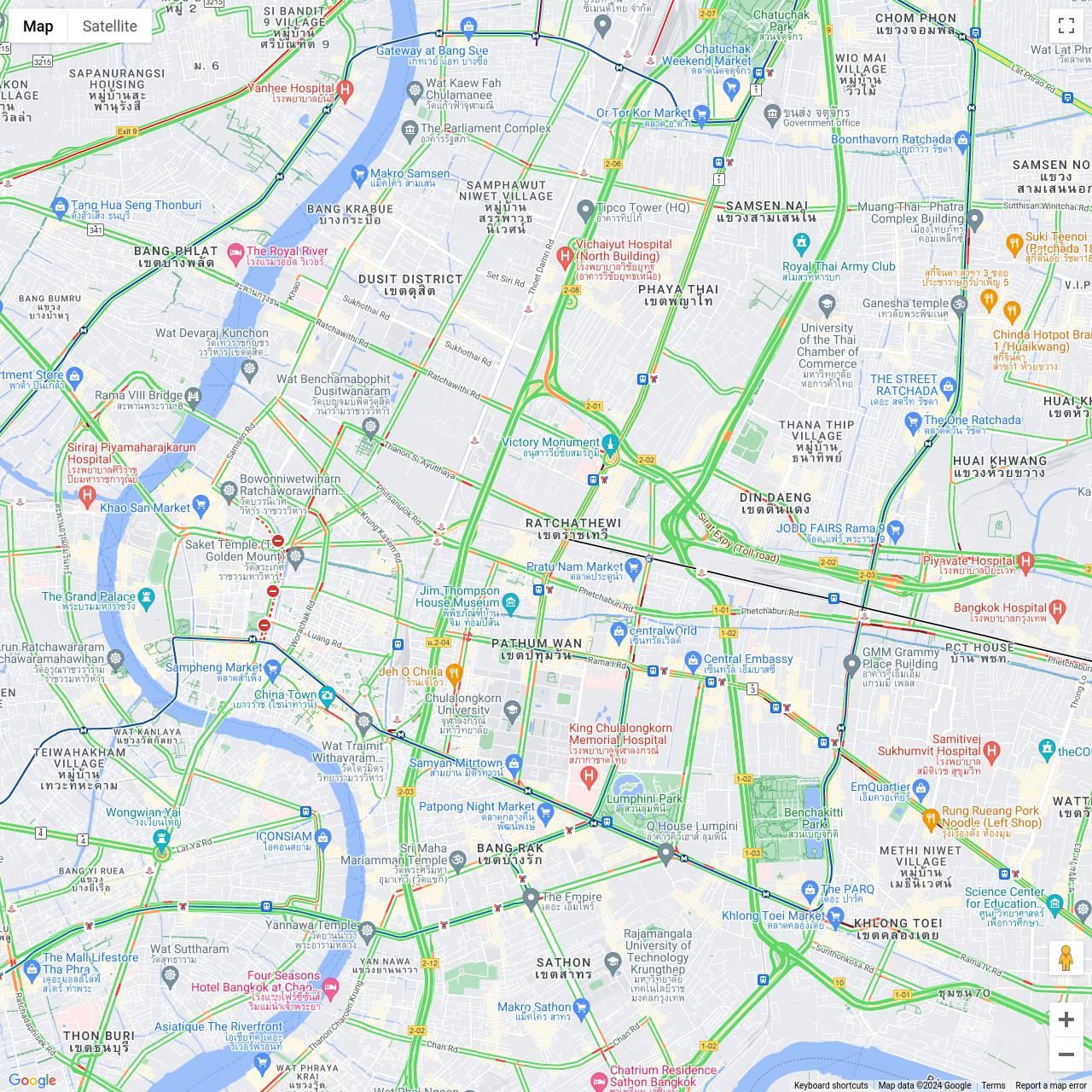 Bangkok Traffic Congestion