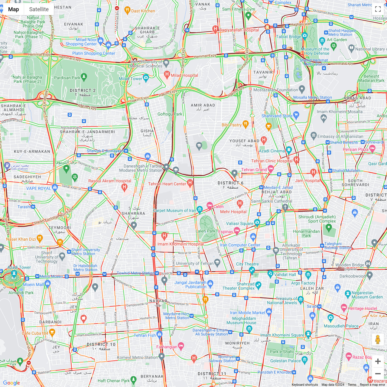 Tehran Traffic Congestion