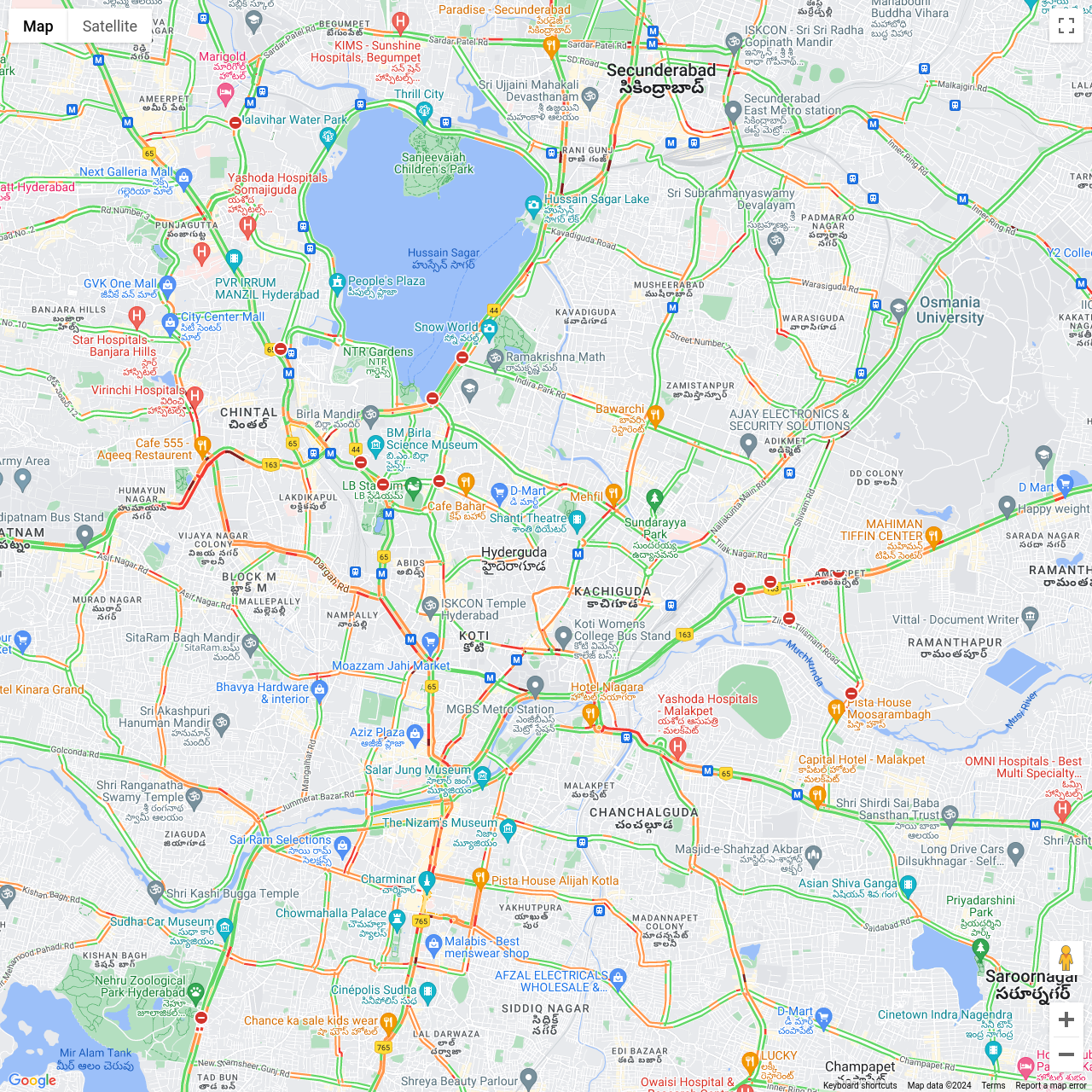 Hyderabad Traffic Congestion