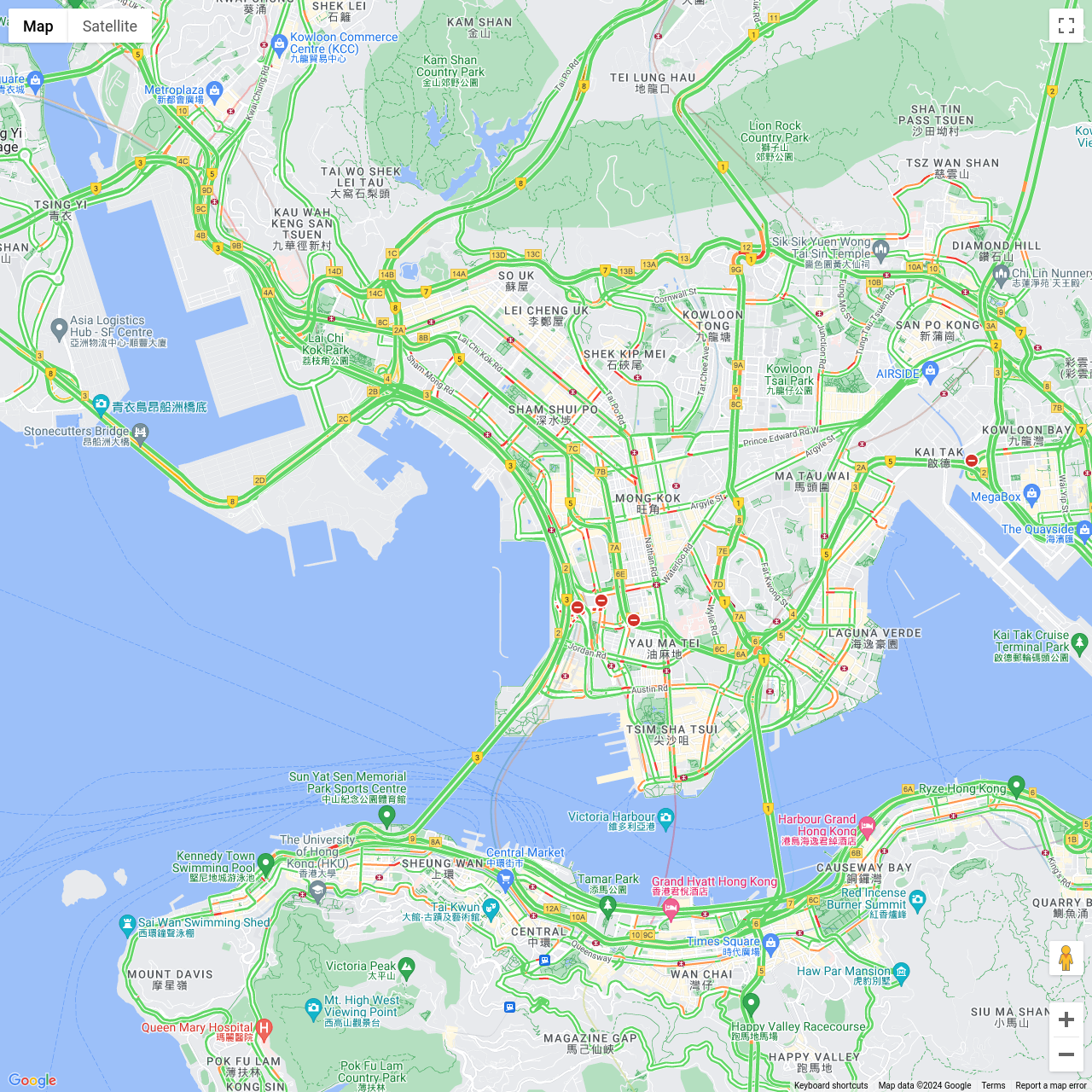 Hong Kong Traffic Congestion