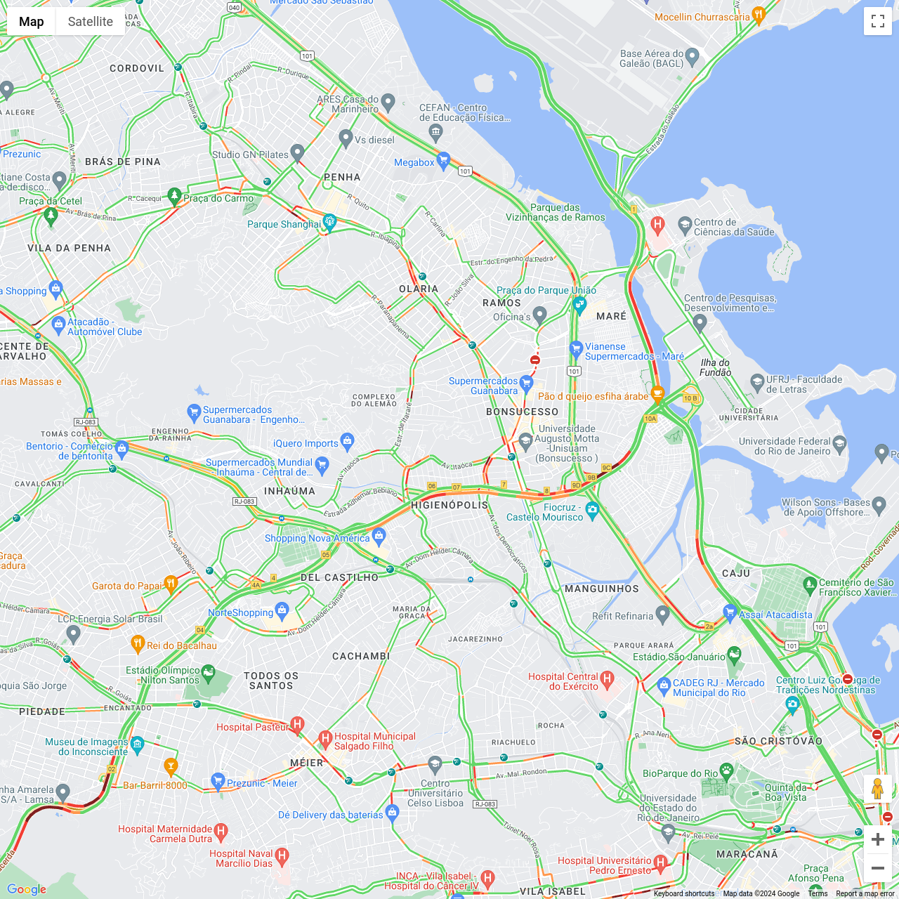 Rio de Janeiro Traffic Congestion