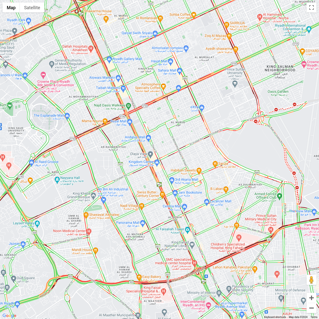 Riyadh Traffic Congestion