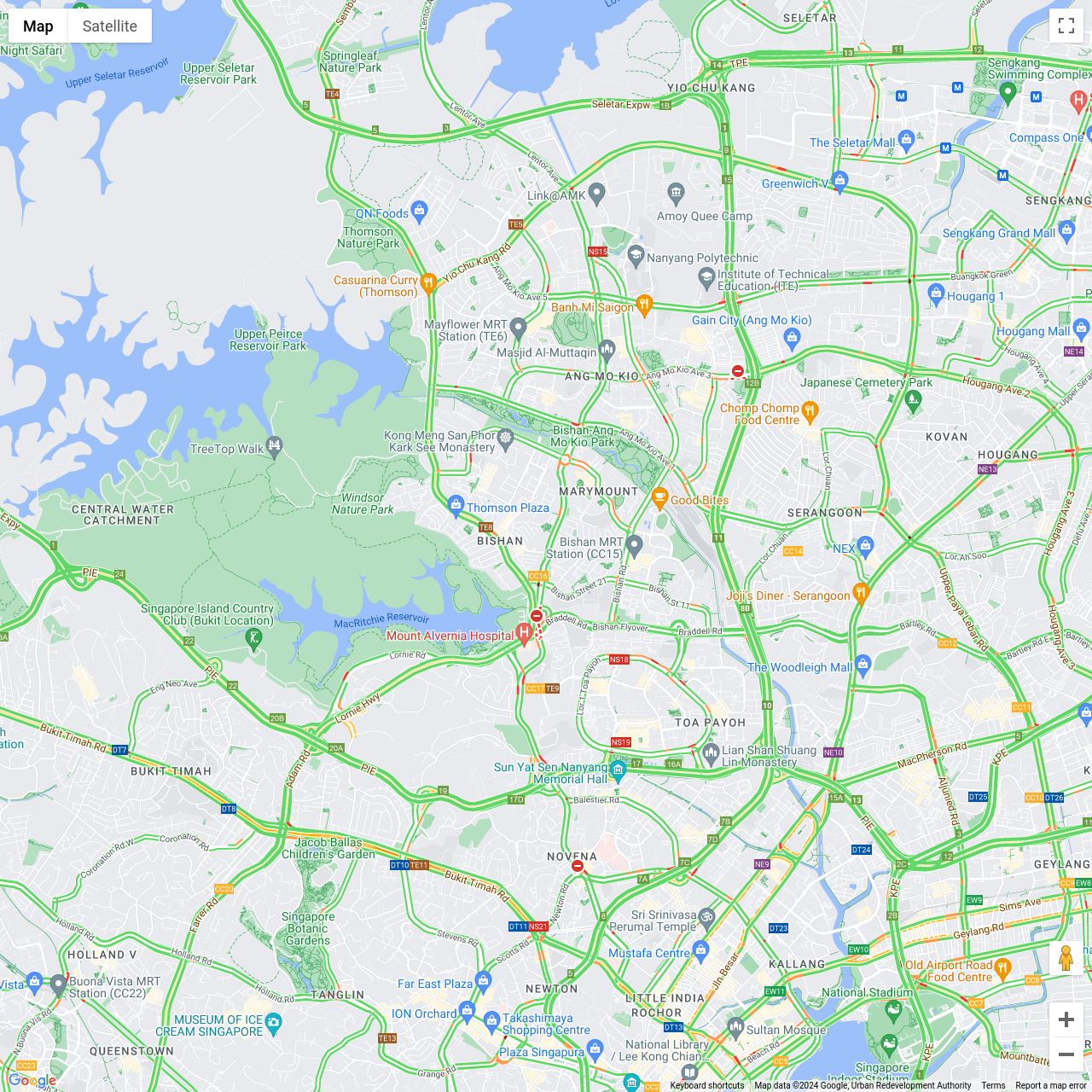 Singapore Traffic Congestion
