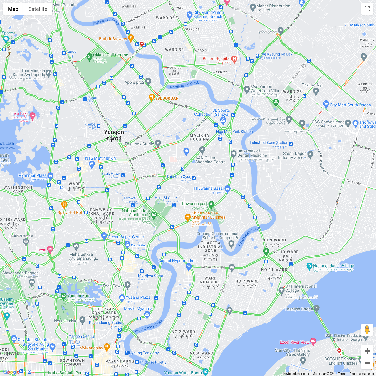 Yangon Traffic Congestion