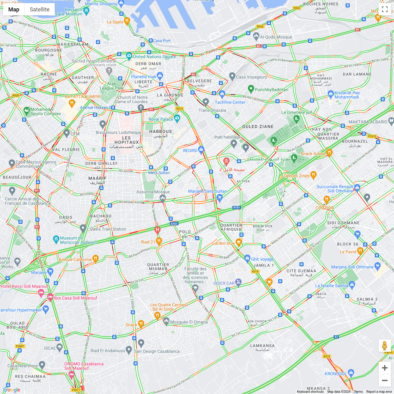 Casablanca Traffic Congestion